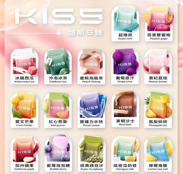 KIS5 凱斯號一代專用霧化彈｜單顆裝｜穩定口感・三顆起發｜15顆隨機送主機1支！